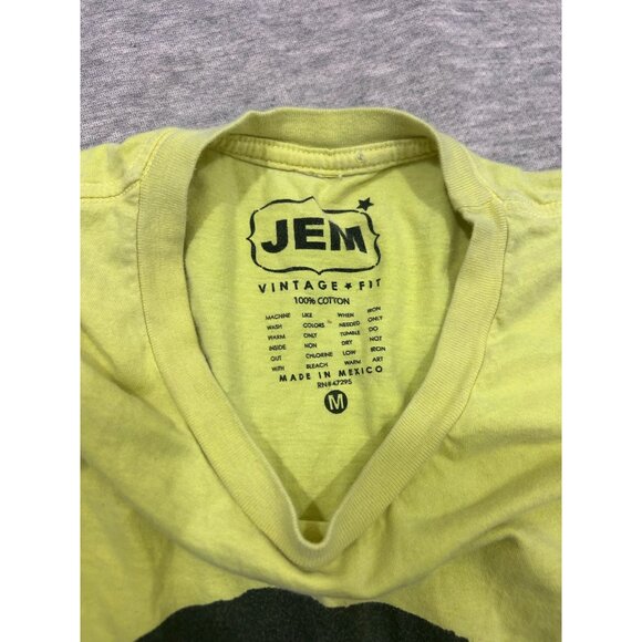 Carlton Jem T-shirt Men's Size Medium Graphic Pullover Short Sleeve Yellow - Picture 2 of 8